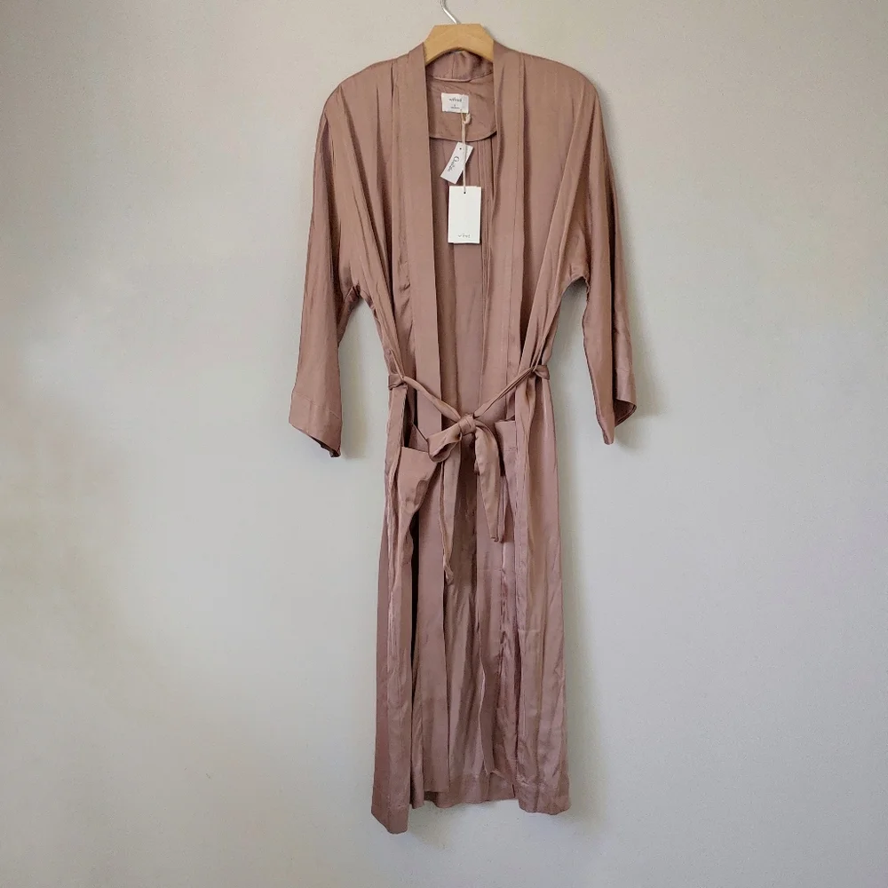 NWT Durante Jacket Robe Size Small Nutmeg - Picture 5 of 16